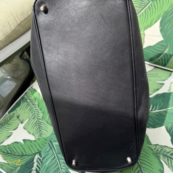 Vintage Coach Hampton Carryall Handbag 7468 Leather Black - Picture 11 of 15